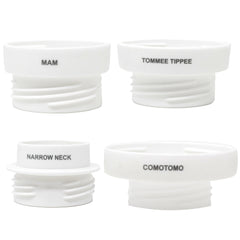 Portable Bottle Warmer Adapter Set With Four Adapters