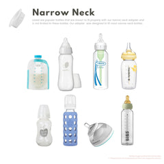 Portable Bottle Warmer Adapter Set With Four Adapters