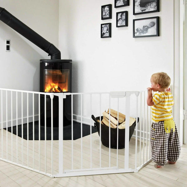 10FT Baby Gate Playard Safety Fence 5 Panels