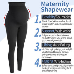 Women's High Waist Maternity Leggings Pregnancy Pants Clothing