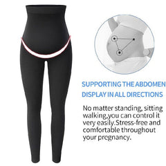 Women's High Waist Maternity Leggings Pregnancy Pants Clothing