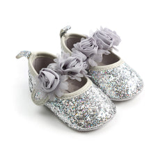 Rose Baby Shoes Cute Floral Princess Casual Footwear