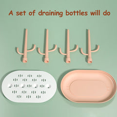Baby Bottle Drying Rack Washing Drain Space Saving