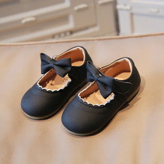 Butterfly Princess Dress Shoes Rubber Sole Non Slip