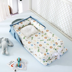Portable Washable Baby Crib Cotton Travel Bed Cradle