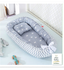 Portable Washable Baby Crib Cotton Travel Bed Cradle