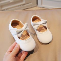 Butterfly Princess Dress Shoes Rubber Sole Non Slip