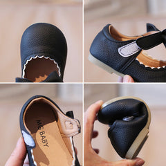 Butterfly Princess Dress Shoes Rubber Sole Non Slip