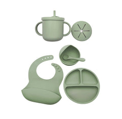Baby Toddler Food Grade Silicone Feeding Set