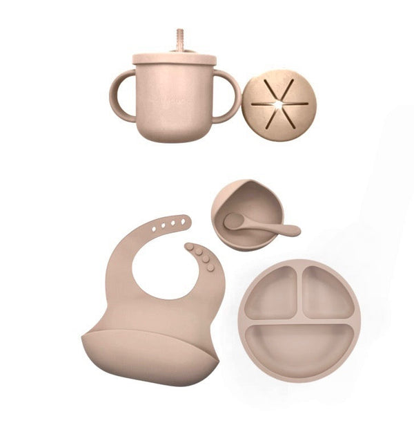 Baby Toddler Food Grade Silicone Feeding Set