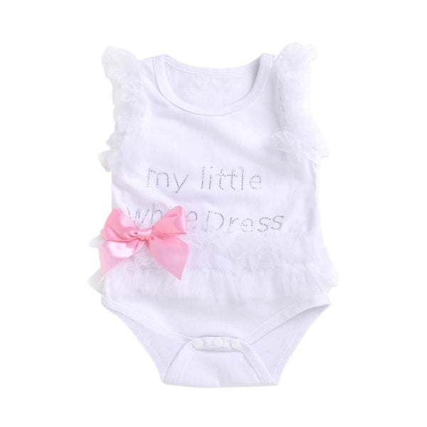Girls Sleeveless Summer Newborn Baby Romper Bodysuit Outfit