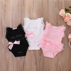 Girls Sleeveless Summer Newborn Baby Romper Bodysuit Outfit
