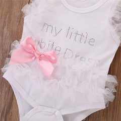 Girls Sleeveless Summer Newborn Baby Romper Bodysuit Outfit