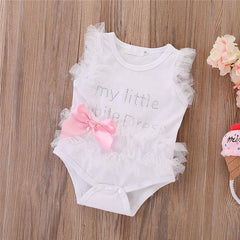 Girls Sleeveless Summer Newborn Baby Romper Bodysuit Outfit