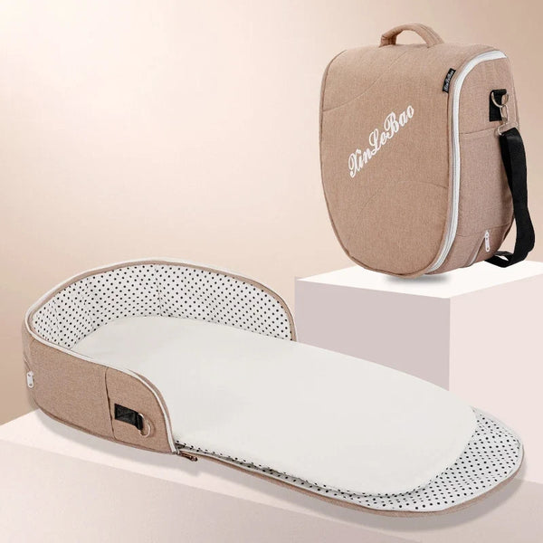 Multifunctional Folding Baby Crib Portable Travel Cot Bed