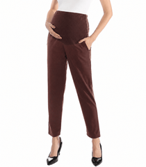 Women's Maternity Ankle Pants Comfortable Pregnancy Trousers