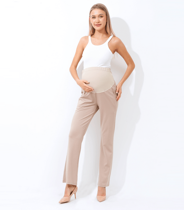 Women's Maternity Trousers Comfortable Pregnancy Casual Pants