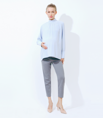 Women's Maternity Ankle Pants Comfortable Pregnancy Trousers