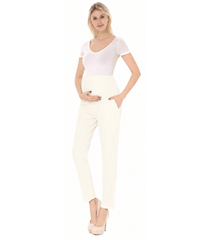 Women's Maternity Ankle Pants Comfortable Pregnancy Trousers