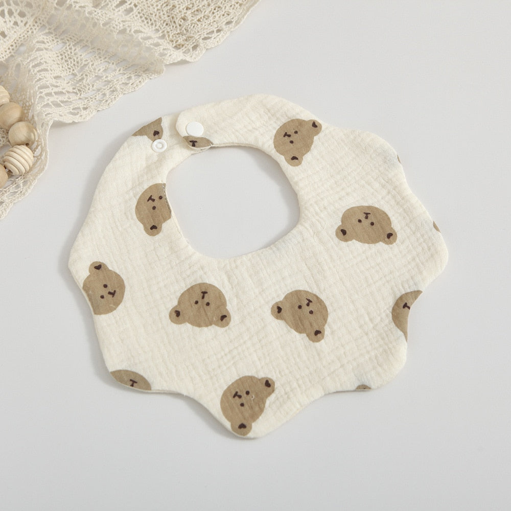 Newborn Toddler Soft Burp Cloth Kid Bib.