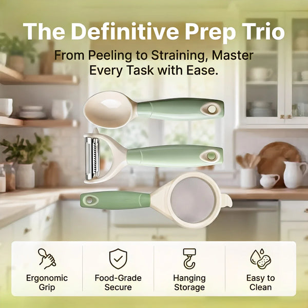 3-Piece Baby Food Preparation Feeding Tool Kit