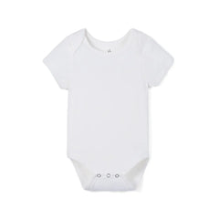 Bamboo Baby Bodysuit in White