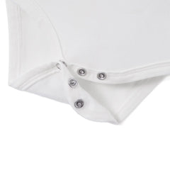 Bamboo Baby Bodysuit in White