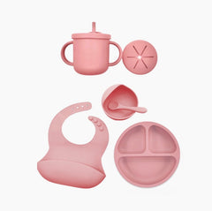 Baby Toddler Food Grade Silicone Feeding Set