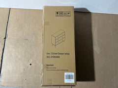 Kids Three Drawer Dresser Baby Bedroom Nightstand Storage
