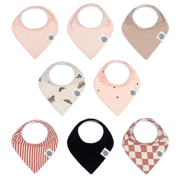 Butterfly Bandana Bibs Baby Feeding Drool Bib Set