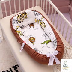 Portable Washable Baby Crib Cotton Travel Bed Cradle