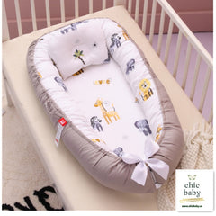 Portable Washable Baby Crib Cotton Travel Bed Cradle