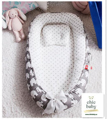 Portable Washable Baby Crib Cotton Travel Bed Cradle