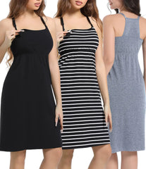 Women's Maternity Nursing Cotton Tank Top Set