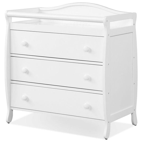 Baby Infant Changing Table Three Drawers Safety Belt