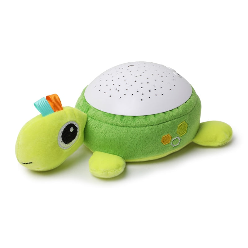 Baby Plush Toy With Night Light Projector