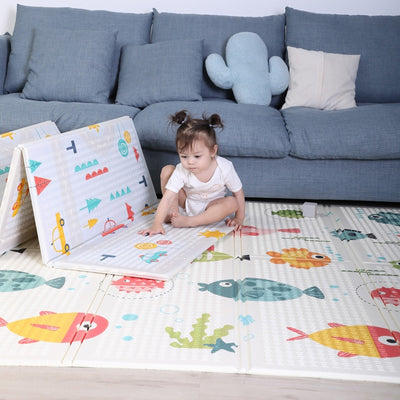 Foldable Cartoon Baby Puzzle Mat