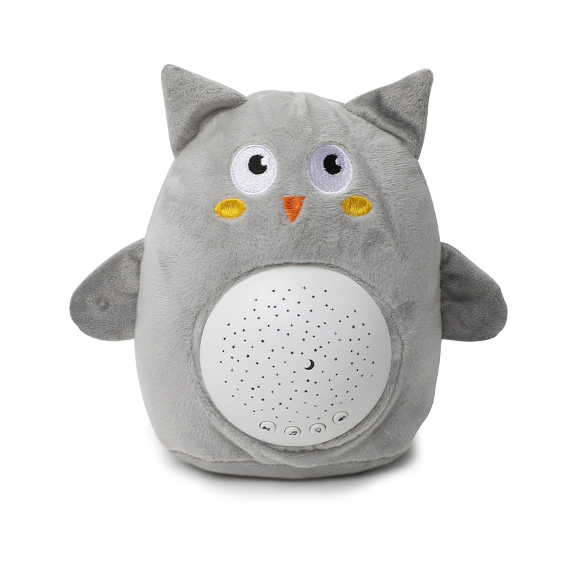 Baby Plush Toy With Night Light Projector