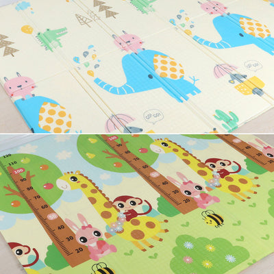 Foldable Cartoon Baby Puzzle Mat