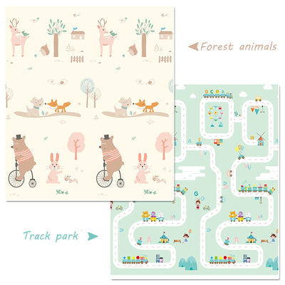 Foldable Cartoon Baby Puzzle Mat