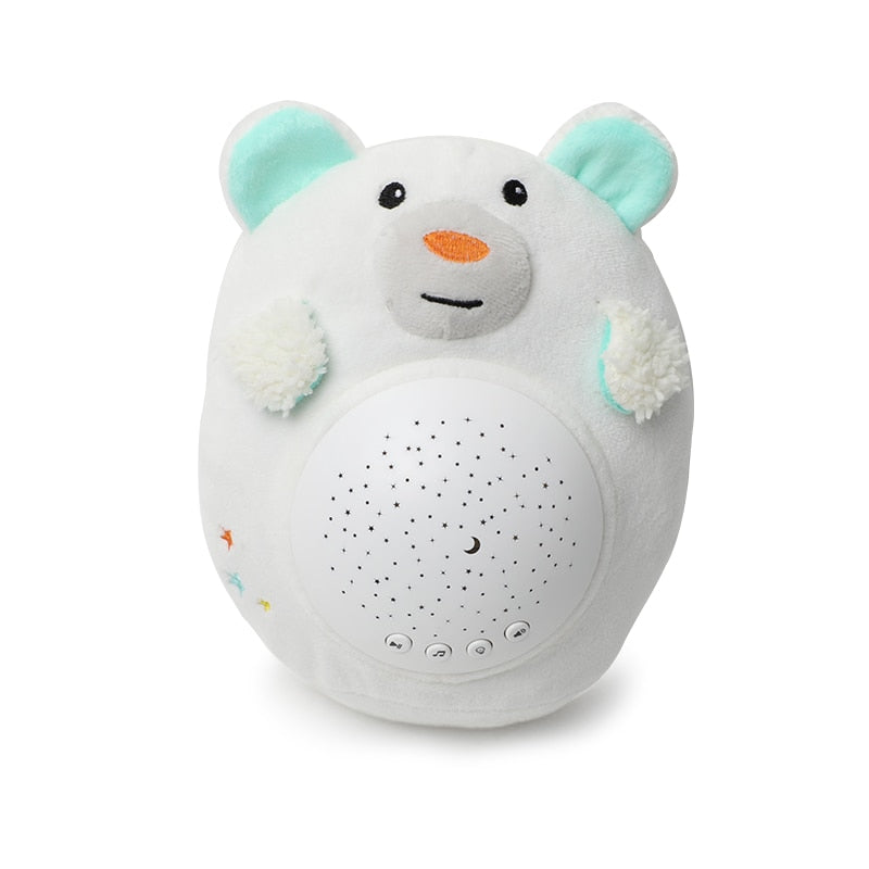 Baby Plush Toy With Night Light Projector