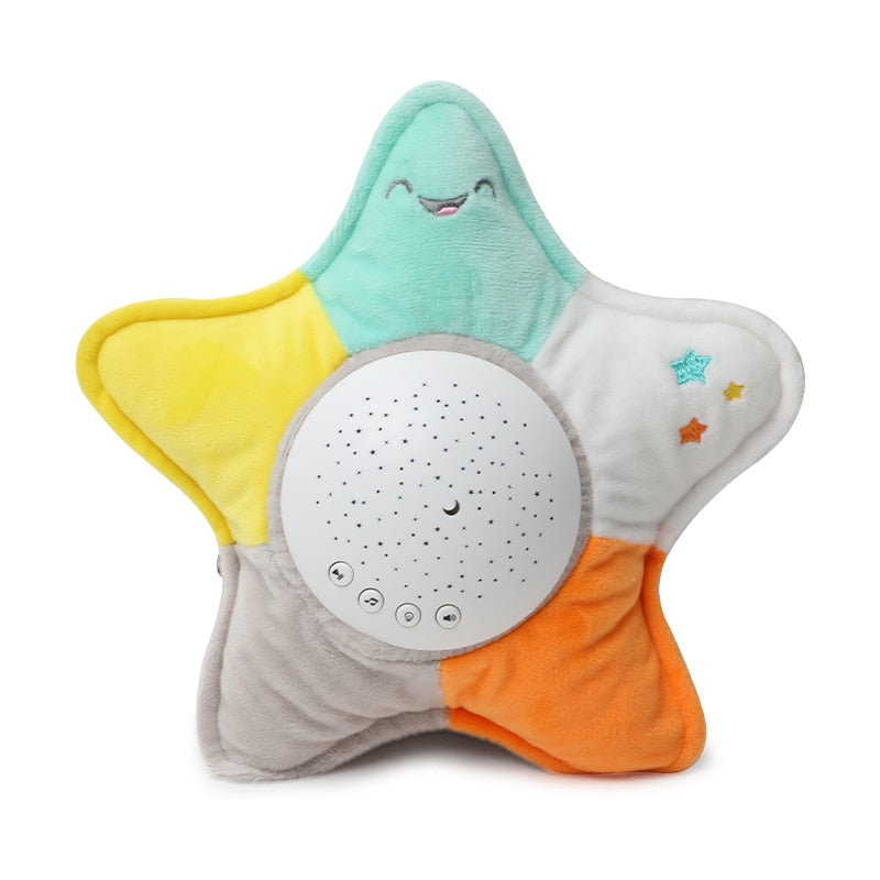 Baby Plush Toy With Night Light Projector