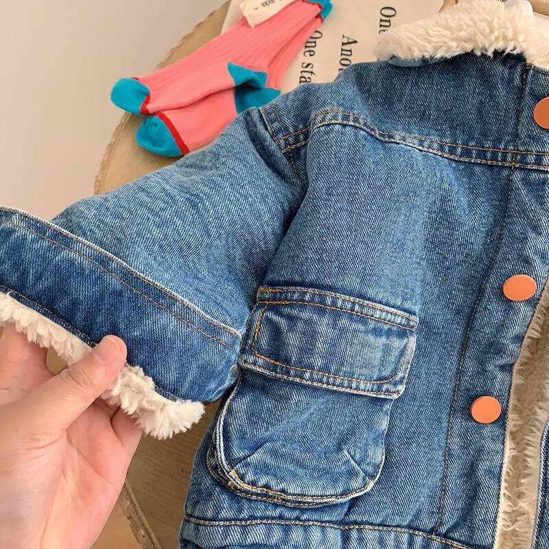 UNISEX WARM DENIM JACKET