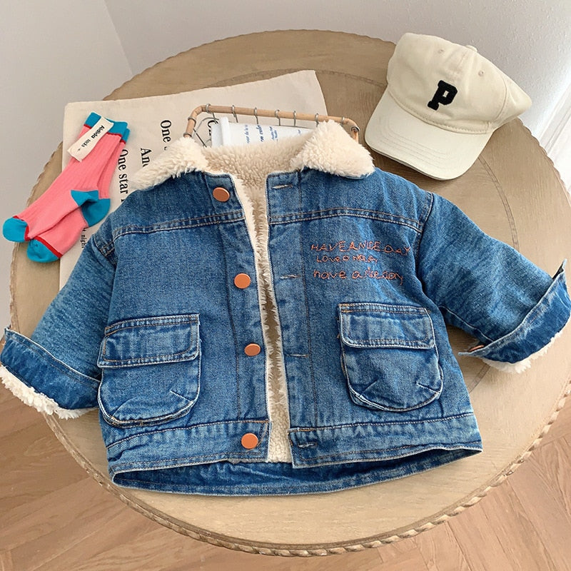 UNISEX WARM DENIM JACKET