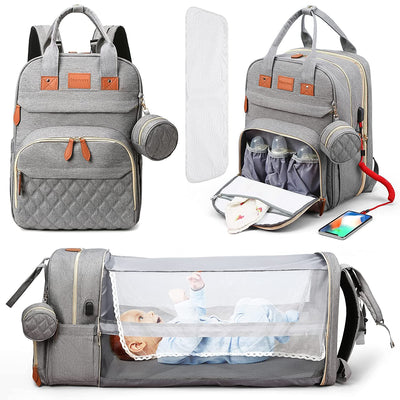 4-In-1 Baby Diaper Bag