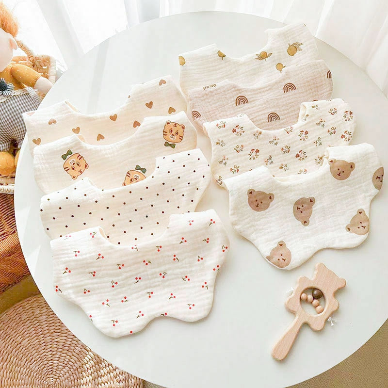 Newborn Toddler Soft Burp Cloth Kid Bib.